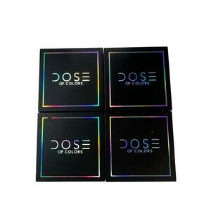 Dose of Colors Block Party Eyeshadow Quad Set Double Take I Need Space Lock Key